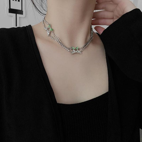 chains fashion jewelry shiny zircon crystal choker necklace delicate design elegant for women party gifts, Silver
chains fashion jewelry shiny zircon crystal choker necklace delicate design elegant for women party gifts, Silver