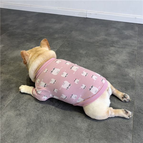 french bulldog t-shirt cloth pet fadou bage yingdou small teddy spring and autumn clothing