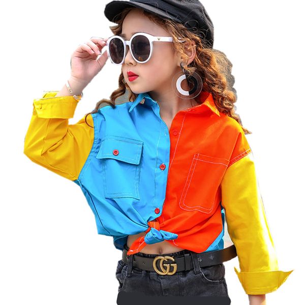 2021 new cool girl fashion harvest long sh korean bright color blouse kids shirts streetwear girls'clothes 4-13y vk5y, White
2021 new cool girl fashion harvest long sh korean bright color blouse kids shirts streetwear girls'clothes 4-13y vk5y, White