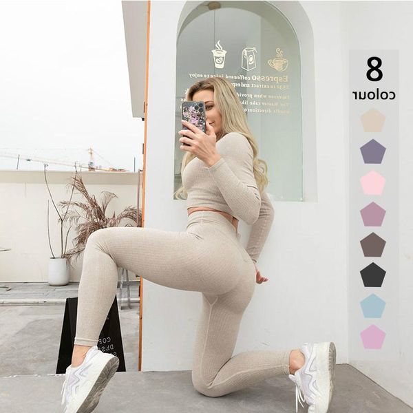 yoga outfit women's sportswear set workout clothes wear gym ste legging female seamless fitness bra crop long sleeve suit
yoga outfit women's sportswear set workout clothes wear gym ste legging female seamless fitness bra crop long sleeve suit