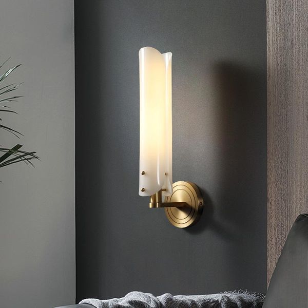 wall lamp postmodern living room tv simple bedroom copper american aisle light luxury bedside decorative lamps
wall lamp postmodern living room tv simple bedroom copper american aisle light luxury bedside decorative lamps