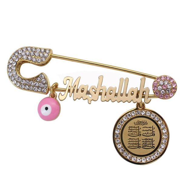 pins, brooches koran four qul suras mashallah turkey evil eye stainless steel crystal brooch muslim islam baby pin, Gray
pins, brooches koran four qul suras mashallah turkey evil eye stainless steel crystal brooch muslim islam baby pin, Gray