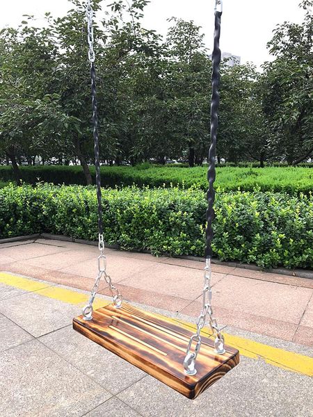 hq ss2 children outdoor garden indoor swing with antiseptic thicken solid pine wood board and galvanized steel link chain
hq ss2 children outdoor garden indoor swing with antiseptic thicken solid pine wood board and galvanized steel link chain