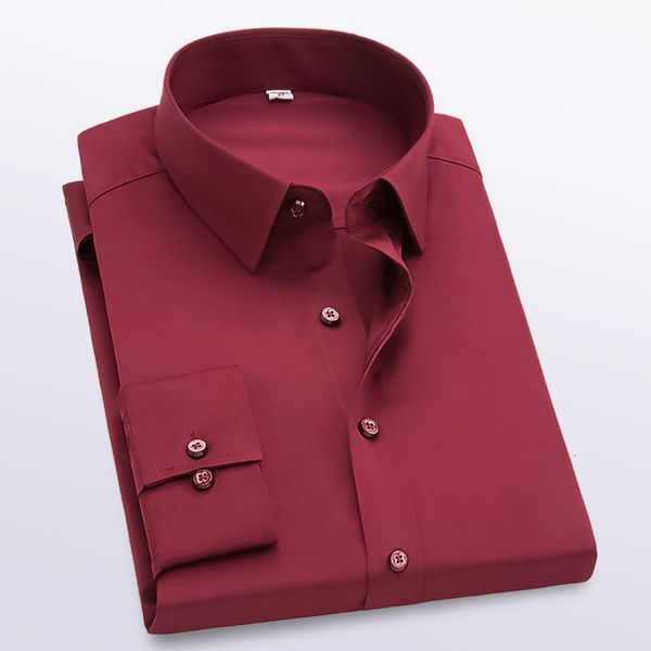 long mouw slim fit shirts men asian size solid tuxedo male formula business casual shirt wine red, White;black
long mouw slim fit shirts men asian size solid tuxedo male formula business casual shirt wine red, White;black