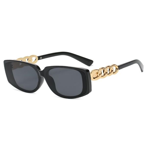 sunglasses women retro metal chain trend fashion personality men street driving glasses, White;black
sunglasses women retro metal chain trend fashion personality men street driving glasses, White;black