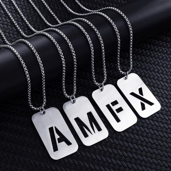 pendant necklaces firebros 2021 24" stainless steel square tag a-z alphabet letter initial name necklace women men personalization jewe, Silver
pendant necklaces firebros 2021 24" stainless steel square tag a-z alphabet letter initial name necklace women men personalization jewe, Silver