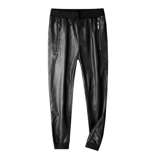 pantalón de cuero hombre faux leather pants mens feet pants fashion loose motorcycle pu trousers for men personality pantalon, Black
pantalón de cuero hombre faux leather pants mens feet pants fashion loose motorcycle pu trousers for men personality pantalon, Black