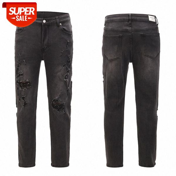 street style washed water to make old ripped cats musthave slim jeans retro personality was thin trousers up5f, Black
street style washed water to make old ripped cats musthave slim jeans retro personality was thin trousers up5f, Black