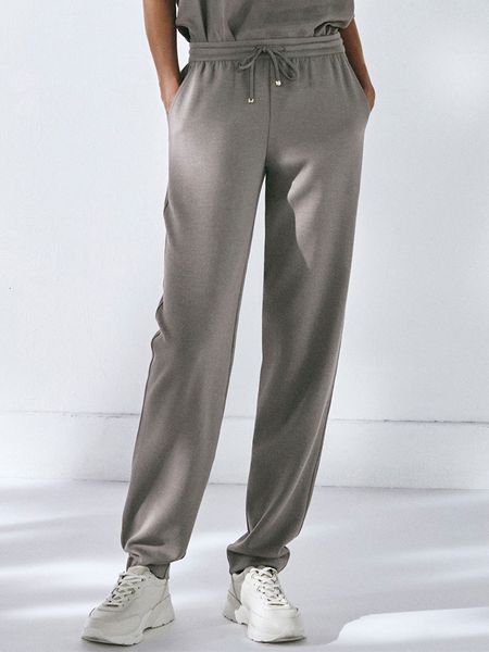 2021 new elastic waist drawstring jogging women's casual woman pants t8jb, Black;white
2021 new elastic waist drawstring jogging women's casual woman pants t8jb, Black;white
