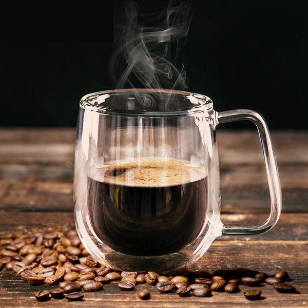 double wall glass mug heat resistant insulated mug 250ml coffee cup glass milk coffee cafe office water mugs with handle
double wall glass mug heat resistant insulated mug 250ml coffee cup glass milk coffee cafe office water mugs with handle