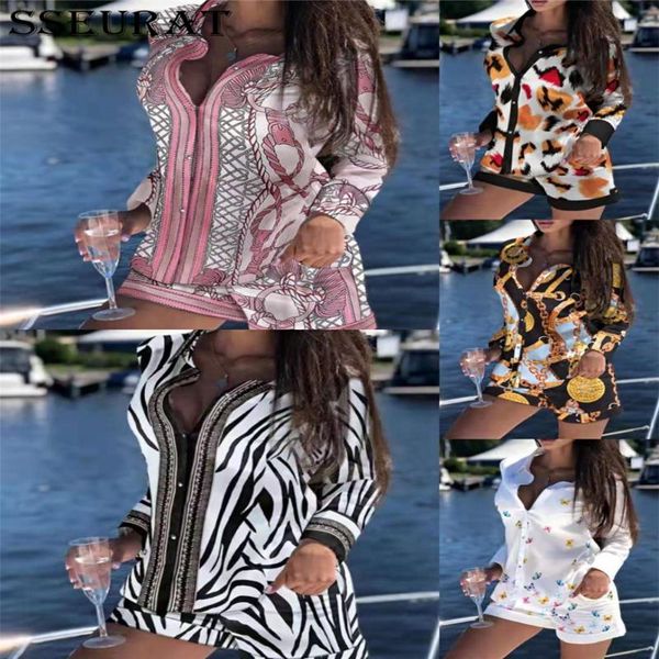 women's tracksuits sseurat women set print full casual single breasted turn-down collar shirt & shorts two piece club outfits 2021, Gray
women's tracksuits sseurat women set print full casual single breasted turn-down collar shirt & shorts two piece club outfits 2021, Gray