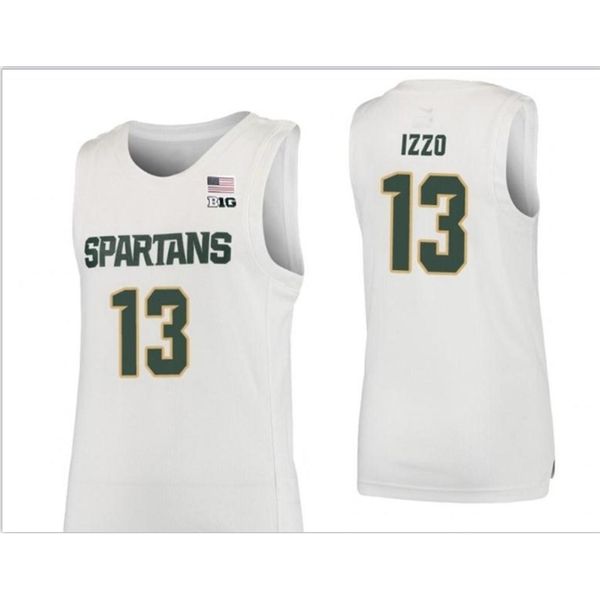 goodjob men youth women vintage michigan state spartans #13 steven izzo basketball jersey size s-6xl or custom any name or number jersey, Black
goodjob men youth women vintage michigan state spartans #13 steven izzo basketball jersey size s-6xl or custom any name or number jersey, Black