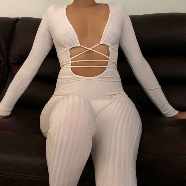hollow out lace up pink pajama jumpsuit long sleeve one piece outfit women knitted lounge wear c85-cz29, Black;white
hollow out lace up pink pajama jumpsuit long sleeve one piece outfit women knitted lounge wear c85-cz29, Black;white