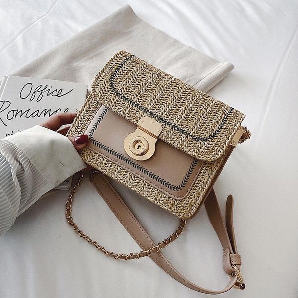 shoulder bags summer women's straw bag 2021 chain messenger female ladies beach fashion clamshell
shoulder bags summer women's straw bag 2021 chain messenger female ladies beach fashion clamshell