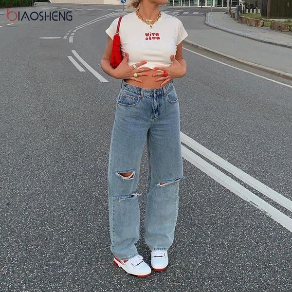 women's jeans ripped woman 2021 high waist pants female retro jean baggy straight leg fashion blue washed y2k denim trousers
women's jeans ripped woman 2021 high waist pants female retro jean baggy straight leg fashion blue washed y2k denim trousers