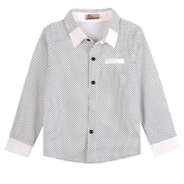 shirts gentleman small dot autumn boys blouse formal plain long sleeved shirt party 3-8 years, White;black
shirts gentleman small dot autumn boys blouse formal plain long sleeved shirt party 3-8 years, White;black
