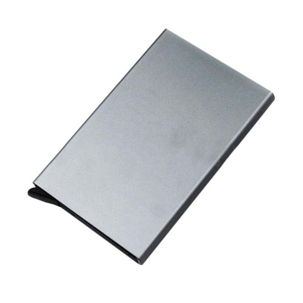 card holders fashion business aluminium case automatic bank purse smart mini wallets, Brown;gray
card holders fashion business aluminium case automatic bank purse smart mini wallets, Brown;gray