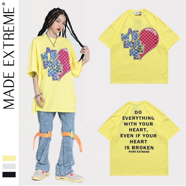 (eme) street tide brand new product short sleeve love printing spring summer bubble print casual men's t-shirt, White
(eme) street tide brand new product short sleeve love printing spring summer bubble print casual men's t-shirt, White