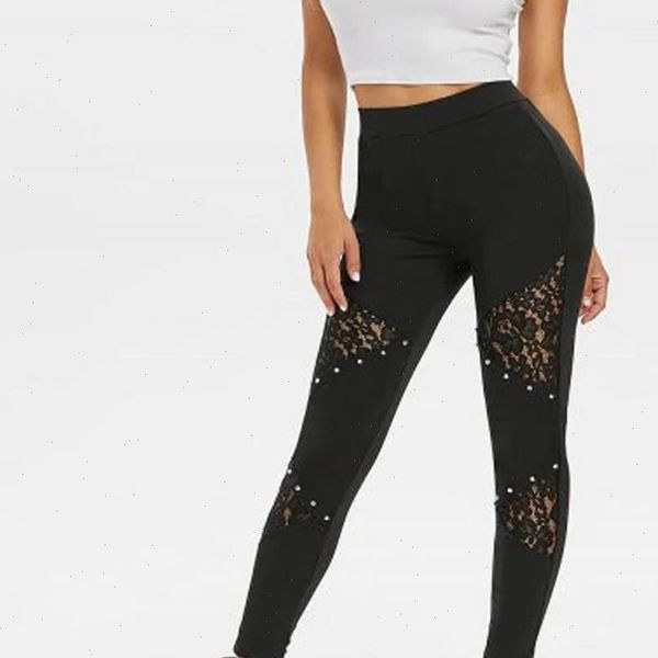 ladies pants plus size womens elastic waist perspective studded flower lace splice casual leggings pants leggings women e, Black
ladies pants plus size womens elastic waist perspective studded flower lace splice casual leggings pants leggings women e, Black