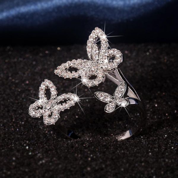 cluster rings exquisite fashion atmosphere hollow diamond butterfly ladies ring creative three jewelry wedding, Golden;silver
cluster rings exquisite fashion atmosphere hollow diamond butterfly ladies ring creative three jewelry wedding, Golden;silver