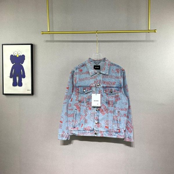 men's jackets we11done denim jacket graffiti letter printing couple tide brand loose pocket welldone coat, Black;brown
men's jackets we11done denim jacket graffiti letter printing couple tide brand loose pocket welldone coat, Black;brown