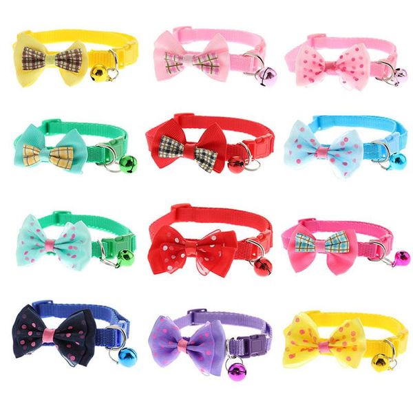 cat collars & leads 1pc necktie for puppy kitten dog pet drop candy color adjustable bow tie collar with bell bowknot
cat collars & leads 1pc necktie for puppy kitten dog pet drop candy color adjustable bow tie collar with bell bowknot