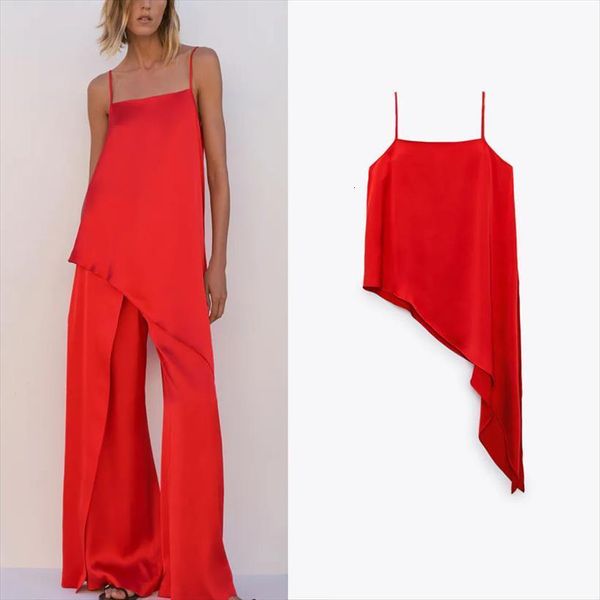 summer asymmetrical red satin womens tank za straps backless fashion side slit asymmmettrical hem club top, White
summer asymmetrical red satin womens tank za straps backless fashion side slit asymmmettrical hem club top, White