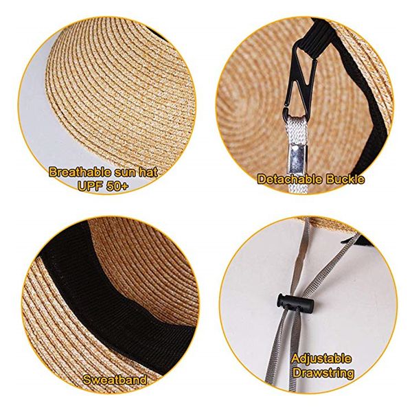 furtalk summer hat for women beach sun hat st hat panama fedora cap wide brim uv protection summer cap for femaleg, Blue;gray
furtalk summer hat for women beach sun hat st hat panama fedora cap wide brim uv protection summer cap for femaleg, Blue;gray