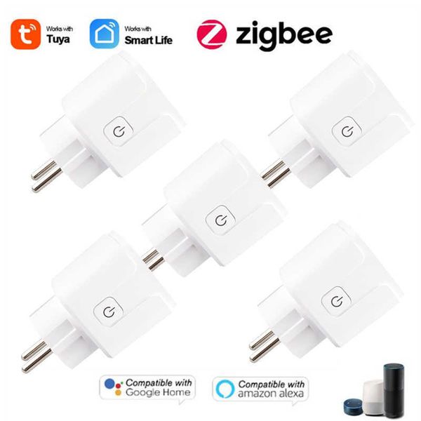tuya zigbee plug eu 16a 110-250v timer socket smart wireless compatible alexa google home assistant
tuya zigbee plug eu 16a 110-250v timer socket smart wireless compatible alexa google home assistant