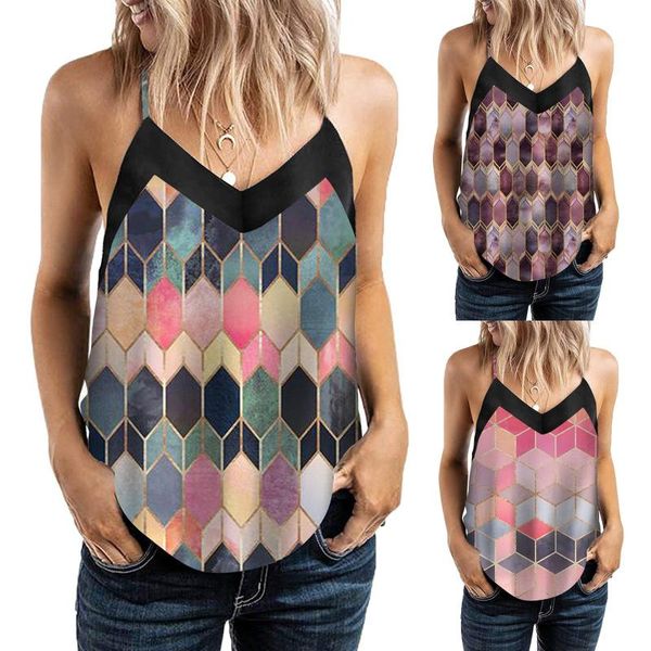 women's tanks & camis 2021 summer women spaghetti strap tank patchwork plaid print halter vest lady girls streetwear mujer chaleco, White
women's tanks & camis 2021 summer women spaghetti strap tank patchwork plaid print halter vest lady girls streetwear mujer chaleco, White