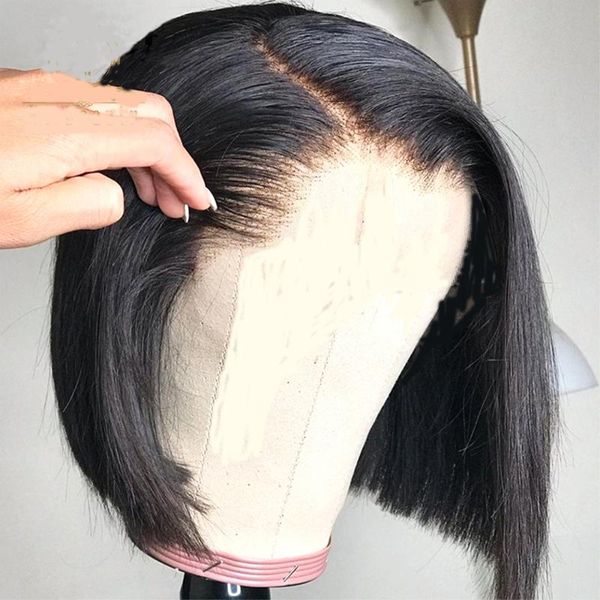 synthetic wigs silky straight short bob natural black 13*4 lace front wig for women with baby hair pre plucked daily wear
synthetic wigs silky straight short bob natural black 13*4 lace front wig for women with baby hair pre plucked daily wear