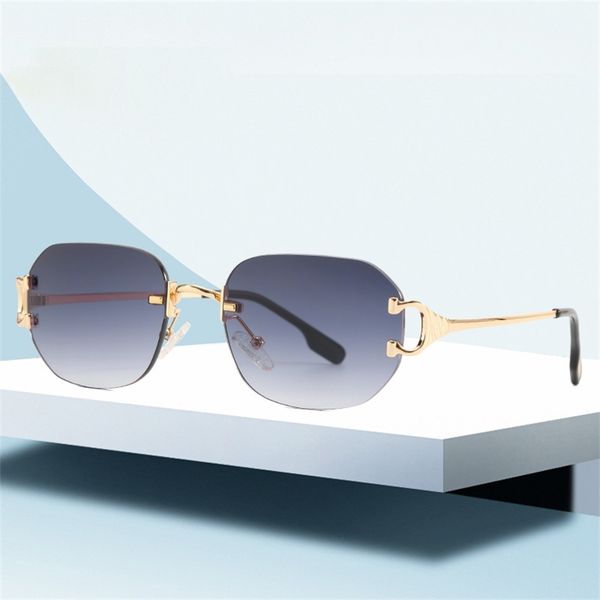 new kajia men's and women's frameless square plate sunglasses legs sunglasses optical frame glasses factory wholesale 410, White;black
new kajia men's and women's frameless square plate sunglasses legs sunglasses optical frame glasses factory wholesale 410, White;black