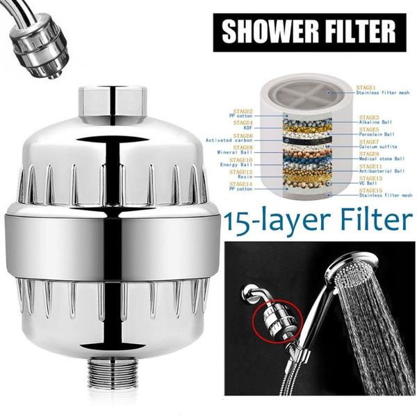 15 stage filter faucet bath water purifier bathroom shower filter health softener chlorine removal universal water treatment
15 stage filter faucet bath water purifier bathroom shower filter health softener chlorine removal universal water treatment