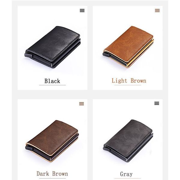 bycobecy new pu leather metal single box credit card holder card case women and men rfid wallets vintage business i qylcen
bycobecy new pu leather metal single box credit card holder card case women and men rfid wallets vintage business i qylcen