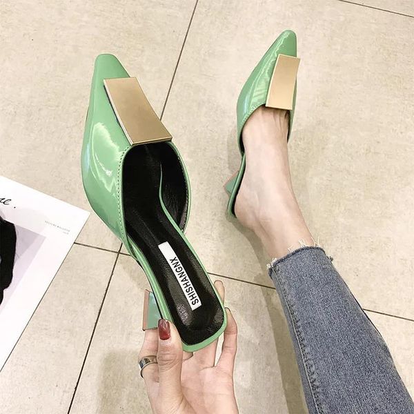 dress shoes lady casual sweet round toe green slip on heel women fashion black spring & summer heels zapatos dama f9170
dress shoes lady casual sweet round toe green slip on heel women fashion black spring & summer heels zapatos dama f9170