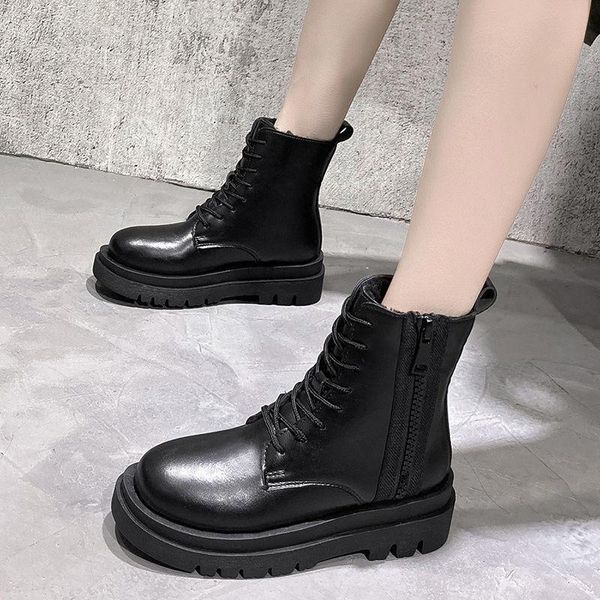 boots 2021 autumn winter fashionable and handsome plush warm fur ankle for women, Black
boots 2021 autumn winter fashionable and handsome plush warm fur ankle for women, Black