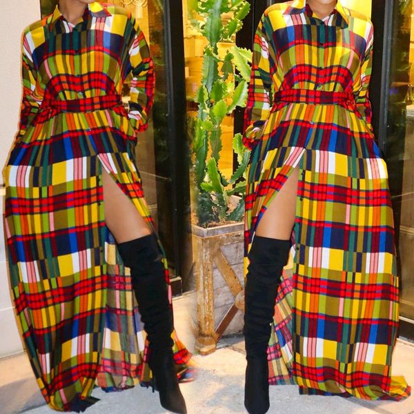 colorful plaid print fashion shirt dresses for women plus size button down long sleeve maxi dress d43-eg66, Black;gray
colorful plaid print fashion shirt dresses for women plus size button down long sleeve maxi dress d43-eg66, Black;gray