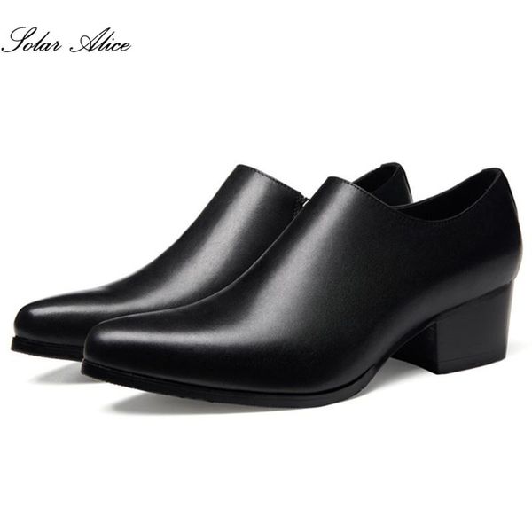 dress shoes 2021 men's spring and summer breathable trend pointed leather toe layer cowhide, Black
dress shoes 2021 men's spring and summer breathable trend pointed leather toe layer cowhide, Black
