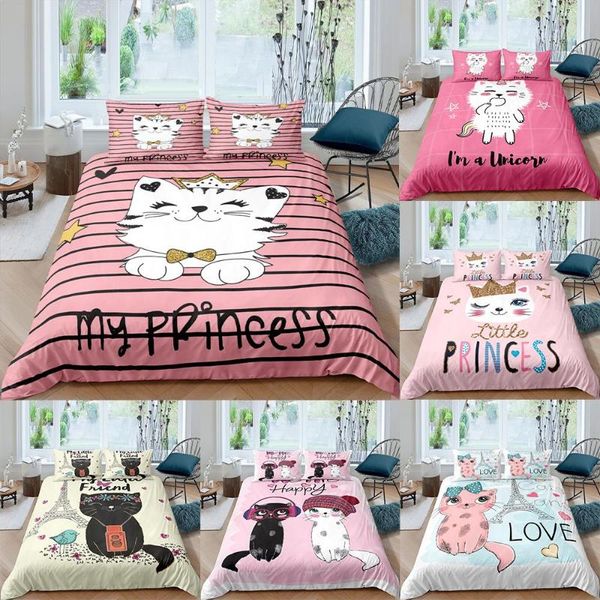bedding sets cat set cute pet kitten luxury princess bedroom duvet cover comforter pillowcase cartoon bedclothes for girl
bedding sets cat set cute pet kitten luxury princess bedroom duvet cover comforter pillowcase cartoon bedclothes for girl