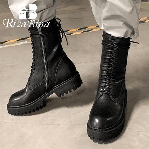boots rizabina women lace up winter shoes street fashion all-match short boot 2021 arrival female footwear size 34-43, Black
boots rizabina women lace up winter shoes street fashion all-match short boot 2021 arrival female footwear size 34-43, Black