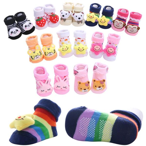 socks 1 pair born baby cotton rubber anti slip boy girl floor kids toddlers sock spring animal infant gift, Pink;yellow
socks 1 pair born baby cotton rubber anti slip boy girl floor kids toddlers sock spring animal infant gift, Pink;yellow