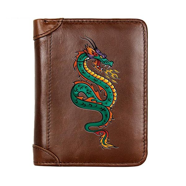 wallets genuine leather green dragon design short wallet male multifunctional cowhide men purse coin pocket card holder, Red;black
wallets genuine leather green dragon design short wallet male multifunctional cowhide men purse coin pocket card holder, Red;black