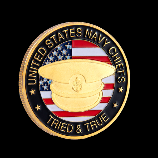 20pcs non magnetic usarmy millitary craft department of the navy chiefs tried true 24k gold plated challenge coin
20pcs non magnetic usarmy millitary craft department of the navy chiefs tried true 24k gold plated challenge coin