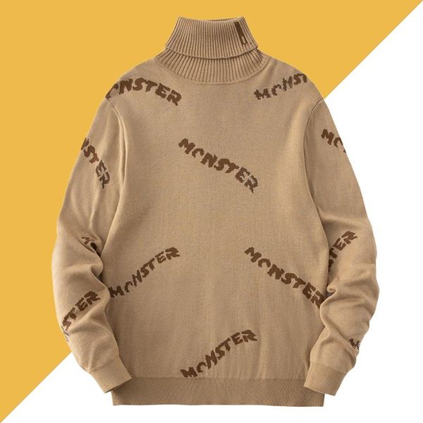 men's sweaters sweater men pullovers thicken high neck streetwear ugly male winter warm vintage jersey women turtuleneck female jumper, White;black
men's sweaters sweater men pullovers thicken high neck streetwear ugly male winter warm vintage jersey women turtuleneck female jumper, White;black