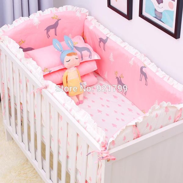 6pcs/lot cotton baby crib bed bumpers for newborns toddler soft bed bedding sets pillowcase sheet for infant cribs bumper sets
6pcs/lot cotton baby crib bed bumpers for newborns toddler soft bed bedding sets pillowcase sheet for infant cribs bumper sets