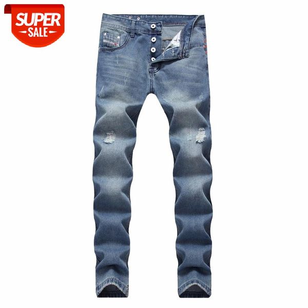 2018 retro teenage men jeans straight pants spring and summer casual loose pants brand biker jeans big size #2p71, Blue
2018 retro teenage men jeans straight pants spring and summer casual loose pants brand biker jeans big size #2p71, Blue
