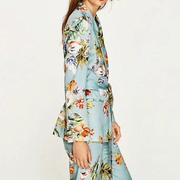 women's suits & blazers nice flower print sashes women blazer shawl collar slim fit mid long suit jacket femme coat outerwear, White;black
women's suits & blazers nice flower print sashes women blazer shawl collar slim fit mid long suit jacket femme coat outerwear, White;black