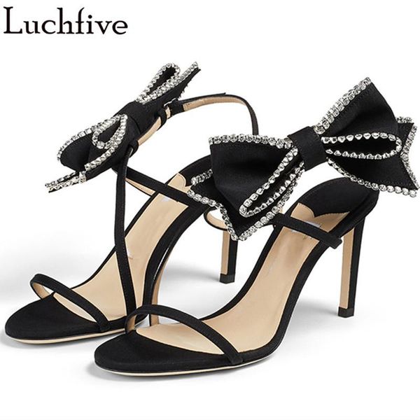 dress shoes sweet crystal bowtie summer sandals open toe party woman thin high heels black zapatos de mujer
dress shoes sweet crystal bowtie summer sandals open toe party woman thin high heels black zapatos de mujer