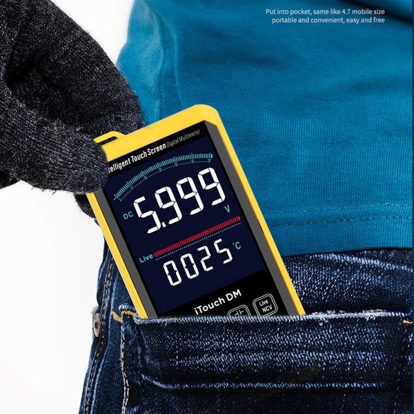 power tool sets mechanic small automatic multimeter digital touch screen ac dc voltage current measurement
power tool sets mechanic small automatic multimeter digital touch screen ac dc voltage current measurement