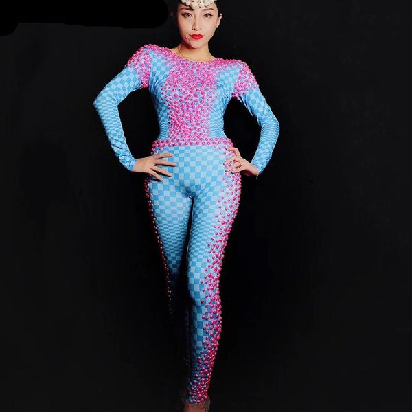 women's jumpsuits & rompers women blue plaid printing pink beading stones jumpsuit nightclub party leggings female singer dancer bodysu, Black;white
women's jumpsuits & rompers women blue plaid printing pink beading stones jumpsuit nightclub party leggings female singer dancer bodysu, Black;white
